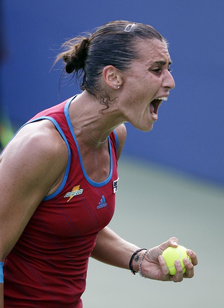 kvartfinalist. Flavia Pennetta slog Dominika Cibulkova og er blandt de sidste otte i China Open. 