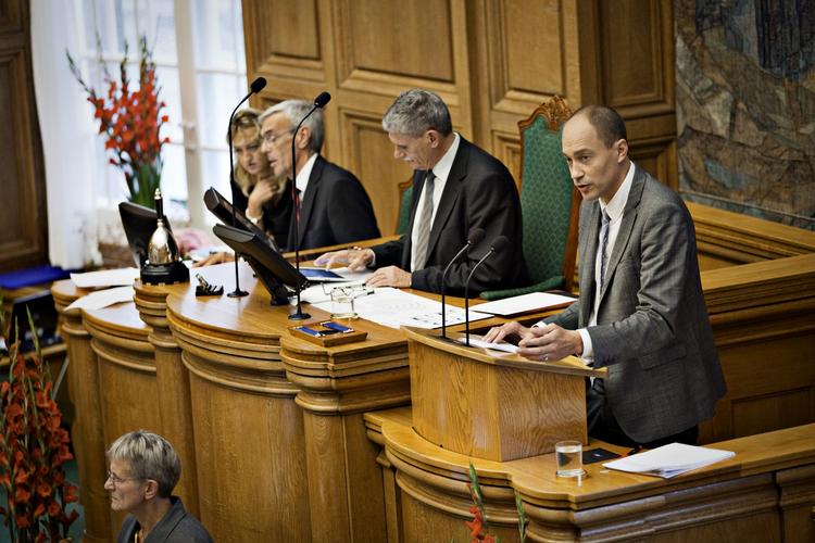 Ordfører. Socialdemokraternes nye politiske ordfører, Magnus Heunicke, var i fokus fra morgenstunden. 