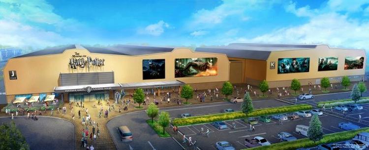 ATTRAKTION. Det er Warner Bros. studierne nordvest for London, der åbner for Harry Potter-kulisserne. 
