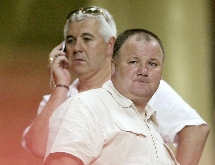 Senior. Wayne Rooney den ældre (forrest) er en af ni mistænkte. 