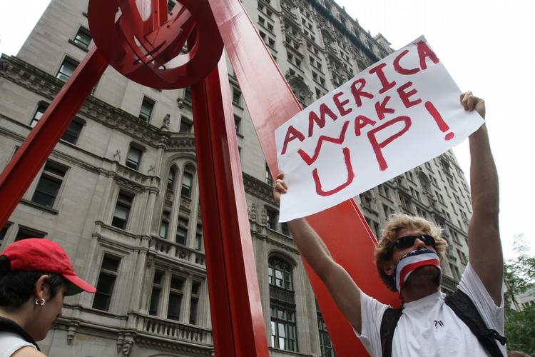 Klassekamp. Middelklassen er på gaden i 70 amerikanske byer. 