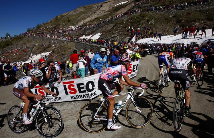 Start. Der køres omkring 400 Giro-kilometer på dansk grund i 2012. 