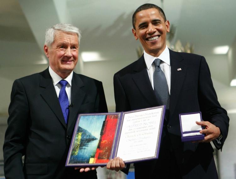 2009: Den amerikanske præsident Barack Obama. 