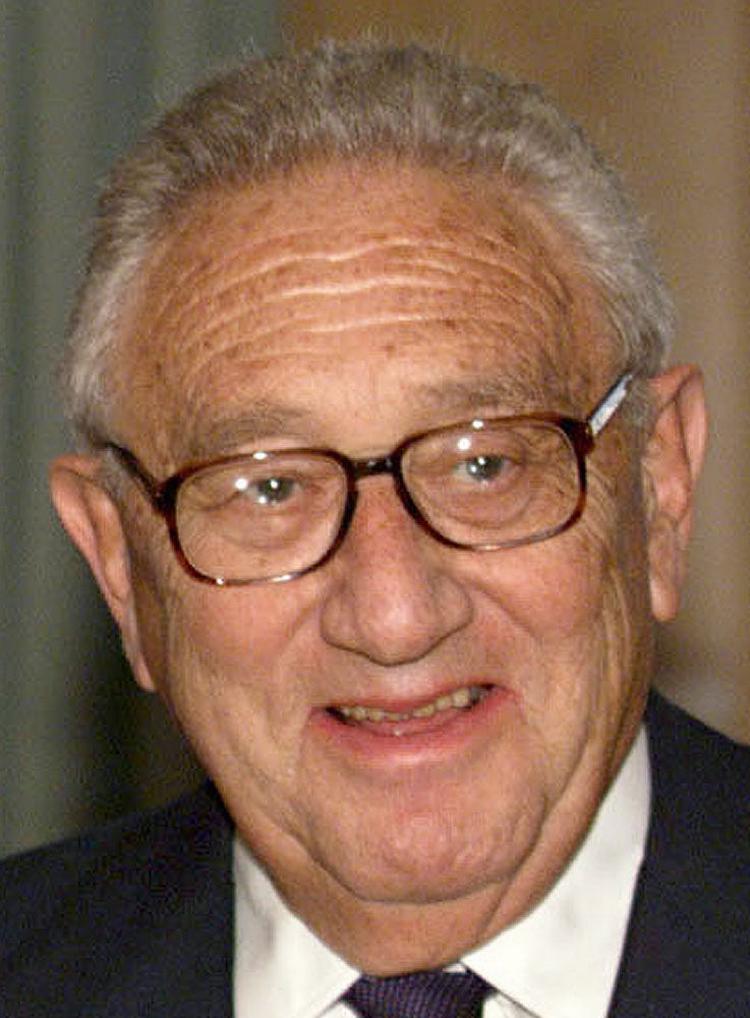 1973: Henry Kissinger, tidligere amerikansk udenrigsminister. 