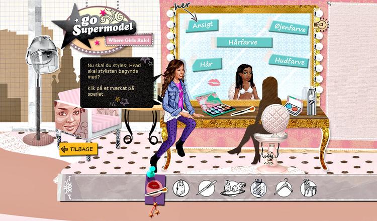 Supermodel: Ifølge organisationen Kids and Media findes der over 4,7 millioner supermodeller i netsamfundet gosupermodel.tv2.dk. 