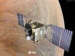 PLANETBESØG. Det europæiske rumagenturs Venus Express-sonde har nu - nærmest ved et tilfælde - fundet ozon over Venus. 