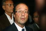 Sejr. Francois Hollande fik 39 procent af de to millioner stemmer, der blev afgivet ved første runde af valget til Socialisternes præsidentkandidat. 