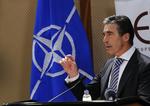 Nato's generalsekretær Anders Fogh Rasmussen mener snart, at forsvarsalliancen kan trække sig ud af Libyen. 