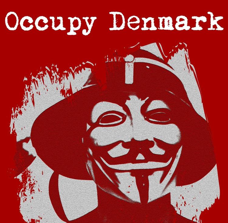 Protest. Den danske pendant til 'Occupy Wall Street' bruger frihedskæmperen 'V' fra filmen V for Vendetta som logo. Flere varsler med at bære maskerne lørdag. 