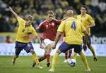 nationalt. VM-kvalifikationskampen på Råsunda Stadion i Stockholm 2009 mellem Sverige og Danmark endte med en sejr til Danmark. 