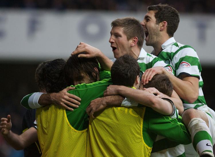 Udligning. Charlie Mulgrew (t.h.) sørgede for den pointgivende udligning mod Kilmarnock. 