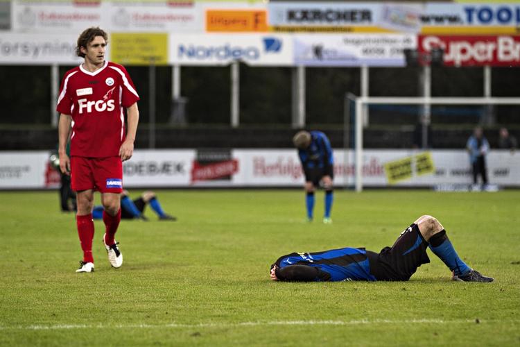 velkendt. Endnu en gang var der ingen point til de blå- og sortklædte HB Køge-spillere. 