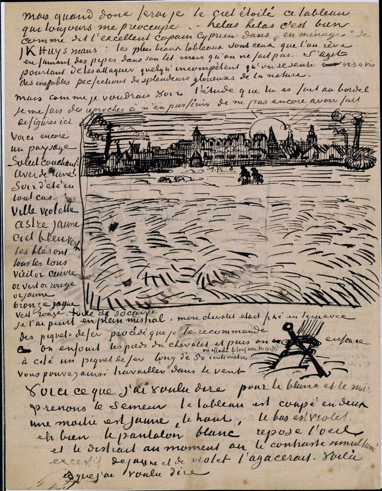 Korrespondance. Breve fra Vincent van Gogh som dette er en del af de to forfatteres research. 