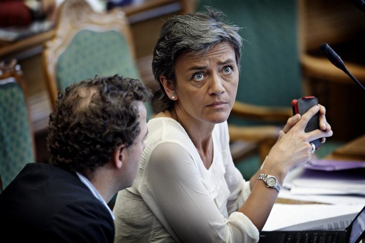 Economy Minister Margrethe Vestager (SocLib). Archive. 