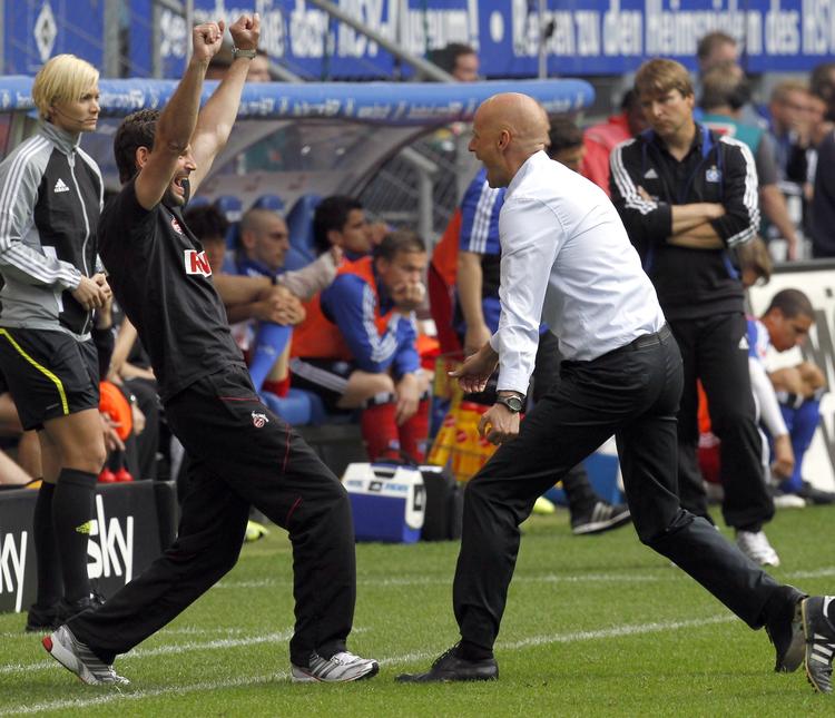 jubel. Efter en svær start er FC Köln begyndt at vinde med Ståle Solbakken som træner. 