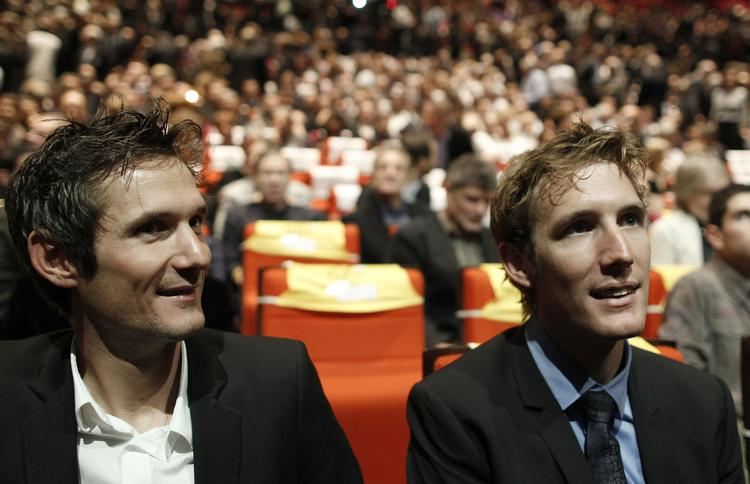 Outsidere. Fränk og Andy Schleck (t.h.) kom begge på podiet i 2012, men øverst tronede Cadel Evans. 