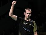 videre. Efter en lårskade har Jan Ø. Jørgensen taget hul på sit titelforsvar i Denmark Open. 