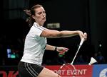 FÆRDIG. Tine Baun formåede ikke at leve op til sin favoritværdighed ved Denmark Open. 