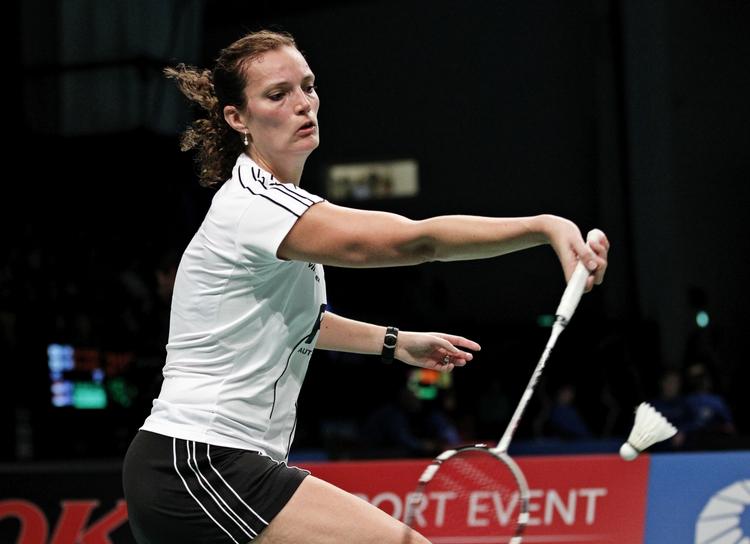 FÆRDIG. Tine Baun formåede ikke at leve op til sin favoritværdighed ved Denmark Open. 