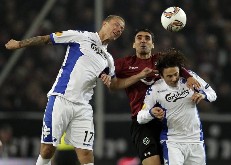 Tilfreds. Særligt i de sidste 45 minutter viste FCK formatet, mener Thomas Delaney (t.h.). 