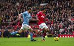 Yndlingsmodstander. Nani (t.h.) scorede mod Manchester City i sidste sæson og i årets første kamp, Community Shield-opgøret, sikrede han United sejren over City fire minutter inde i overtiden. 