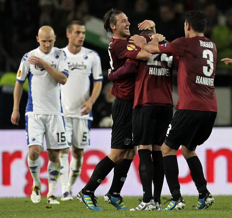 2-2. Hannover 96 og FC København spillede uafgjort i deres første Europa League-møde i aftes. 