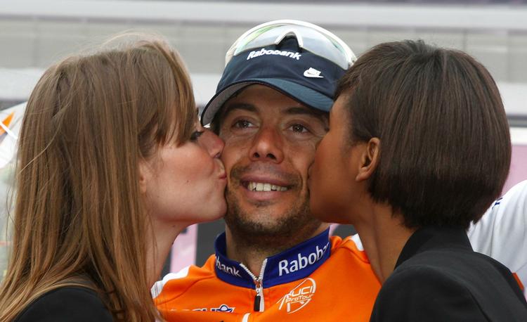 etapevinder. Med sin sejr i Ruta del Sol bragte Oscar Freire Rabobank op på otte sejre i år. 