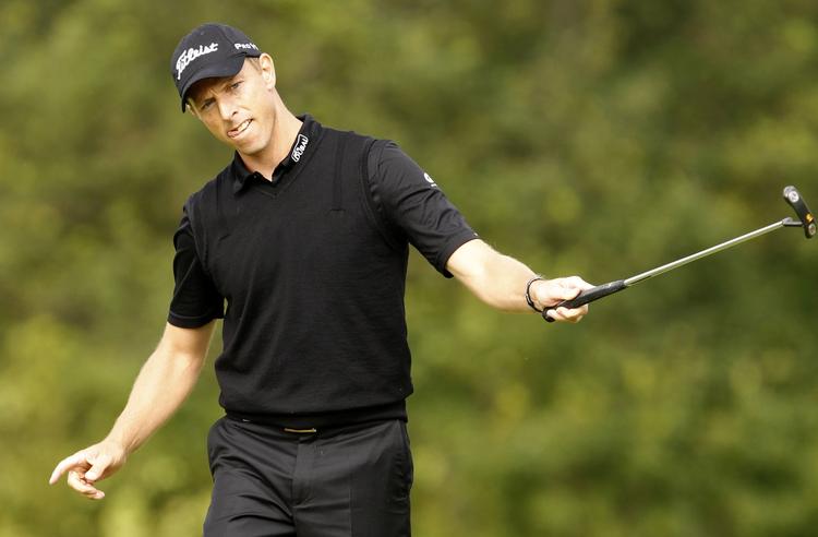 putteren. Siden dette billede blev taget i juli under Irish Open har Søren Hansen skiftet sin putter ud. 