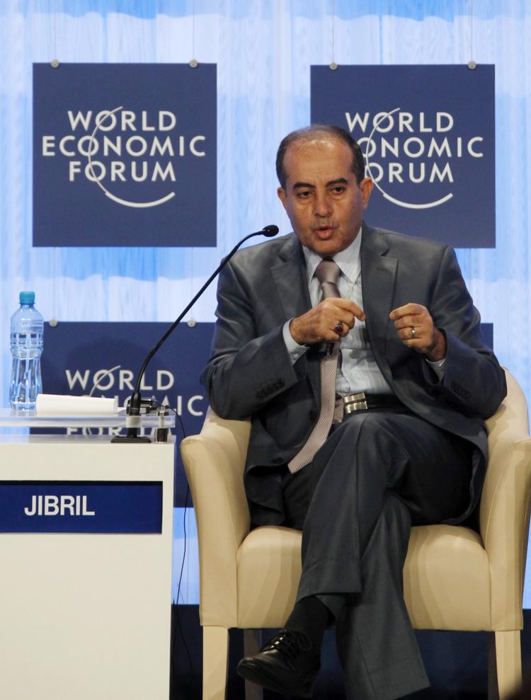 AFGANG. Mahmoud Jibril talte i dag ved en konference arrangeret af organisationen World Economic Forum i Jordan. Jibril er født i 1952 og er siden 23. marts i år regnet for landets premierminister. 