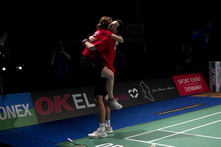 hattrick. For tredje år i træk vandt Christinna Pedersen og Jaochim Fischer Denmark Open. 