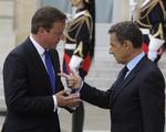 Frankrigs præsident Nicolas Sarkozy skældte ud på den britiske premierminister David Cameron, da EU-landenes ledere mødtes i går. (Arkivbillede) 