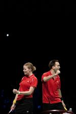 Jubel. Joachim Fischer (t.h.) kunne søndag igen indskrive sig som vinder af Denmark Open. 