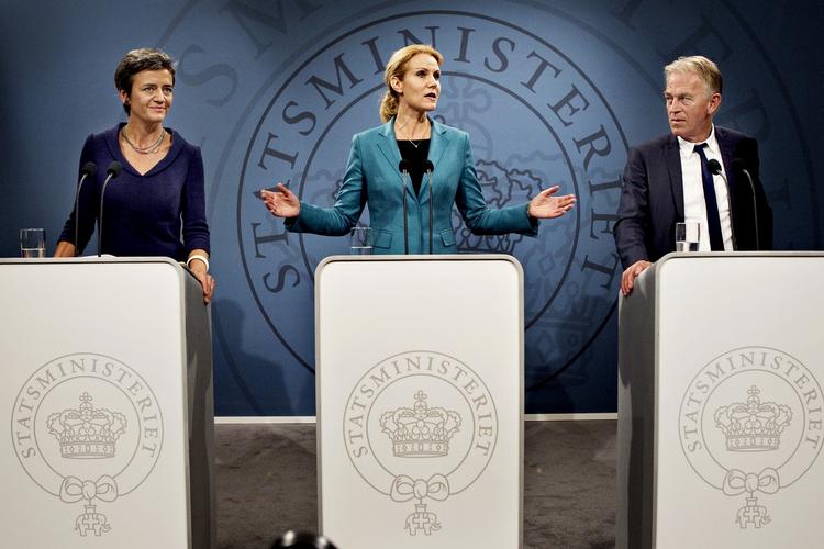 Popularitetskonkurrence. Margrethe Vestager (R) er den minister, danskerne tror, vil klare sig bedst. 