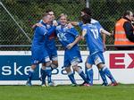 1-0. Fynsk jubel efter Anders K. Jacobsen har bragt Næsby foran 1-0. 