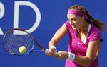 Presset. Petra Kvitova står på den anden side af nettet, når Caroline Woizniacki i aften spiller tredje runde i sæsonfinalen. En kamp danskeren meget gerne skal finde for at gå videre. 