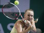 Tømt. Caroline Wozniacki havde ikke mere at give af mod Petra Kvitova. 