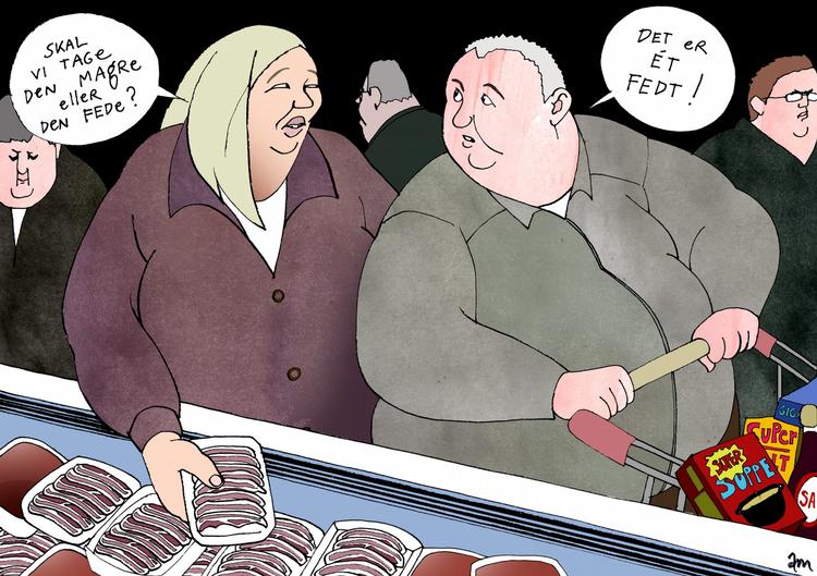 Fedtskat. Det er ikke kun det fede kød, der er steget i pris, viser Tjeks undersøgelse. 