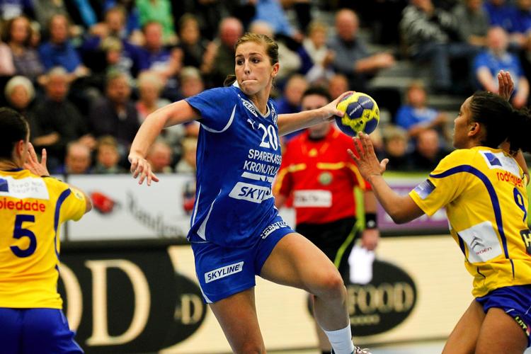 målfest. Camilla Dalby scorede fem af Randers HK's mål. 