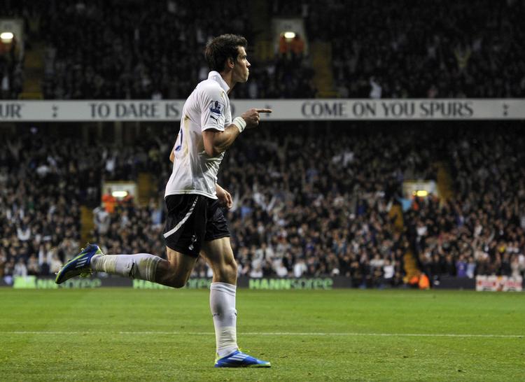 mål. To gange scorede Gareth Bale i kampen mod Queens Park Rangers. 