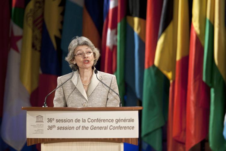 Håb. UNESCO's generaldirektør Irina Bokova åbner agenturets 36. generalforsamling i Paris. 