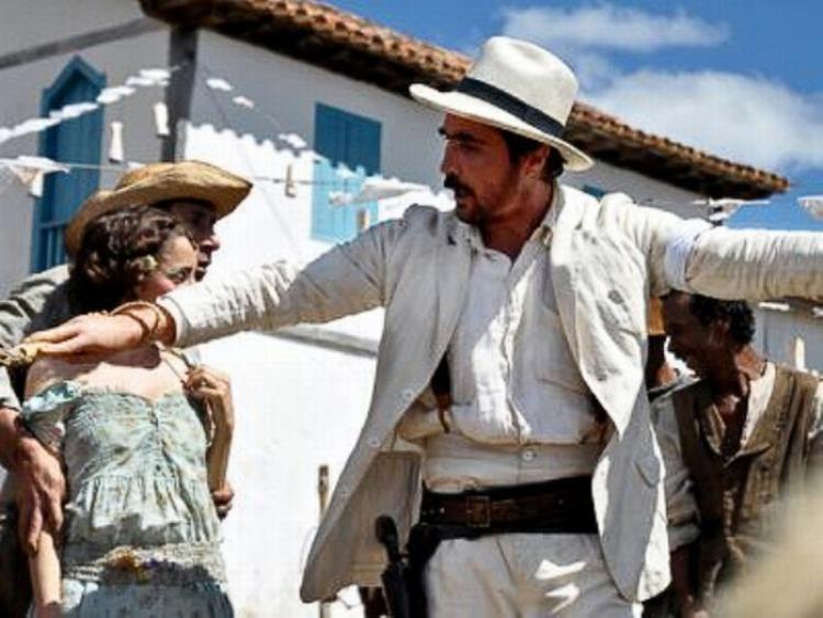 Western.  En fallitramt  bonde, der går amok i afmagt, er hovedpersonen i 'Matraga'. 