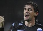 SULTEN. Med scoringen til 2-2 mod Hannover 96 nåede Cesar Santin op på ni europæiske scoringer for FCK. 