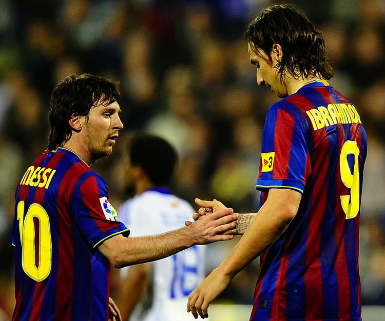 Farvel. Der bvar ikke plads til både Messi og Zlatan i Barca. 