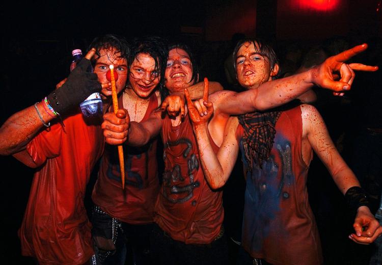 Fra Gwar-koncert, Voxhall i Århus, 2005. 