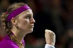 formstærk. Petra Kvitova er nøglespilleren for Tjekkiet i årets Fed Cup-finale. 