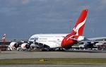 Kæmpefly. Qantas har før haft problemer med Airbus 380-fly. 