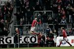 højtflyvende. Med sine mål til 1-0 og 3-1 havde Christian Holst en dejlig dag. 