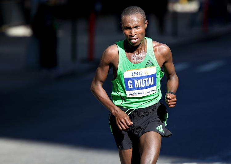Vinder. Den 30-årige kenyaner Geoffrey Mutai vandt årets løbet med en rekordtid på to timer, fem minutter og seks sekunder. 