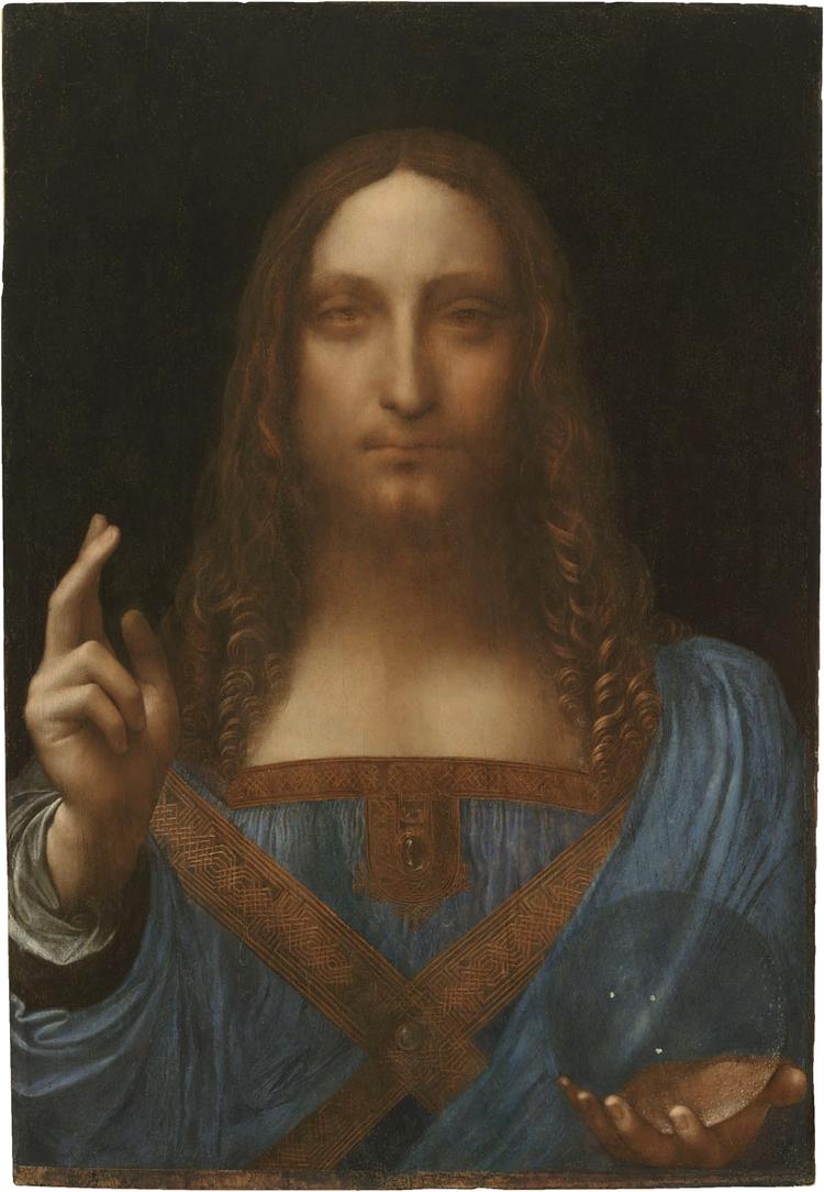 Særfund. Det var en ændring i kompositionen af Jesu hånd og kendetegn i de særlige da Vinci-krøller, der afslørede maleriets sande identitet. 