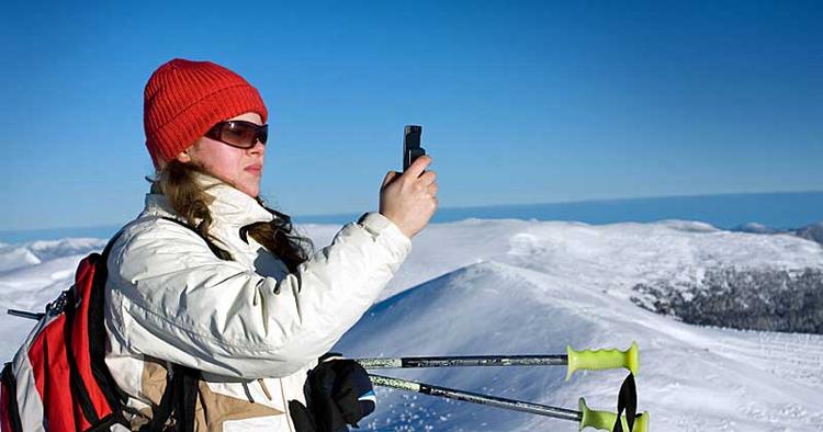 SKIAPPS.  Med applikationer til din smartphone kan du få info på antal åbne pister, webcams på destinationen og pistekort. 